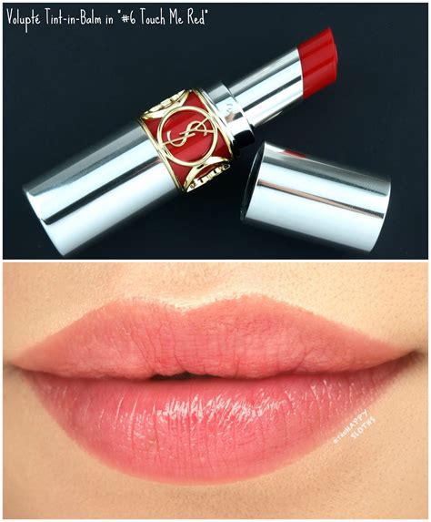 ysl volupte tint-in-balm lip swatches|YSL tint in oil.